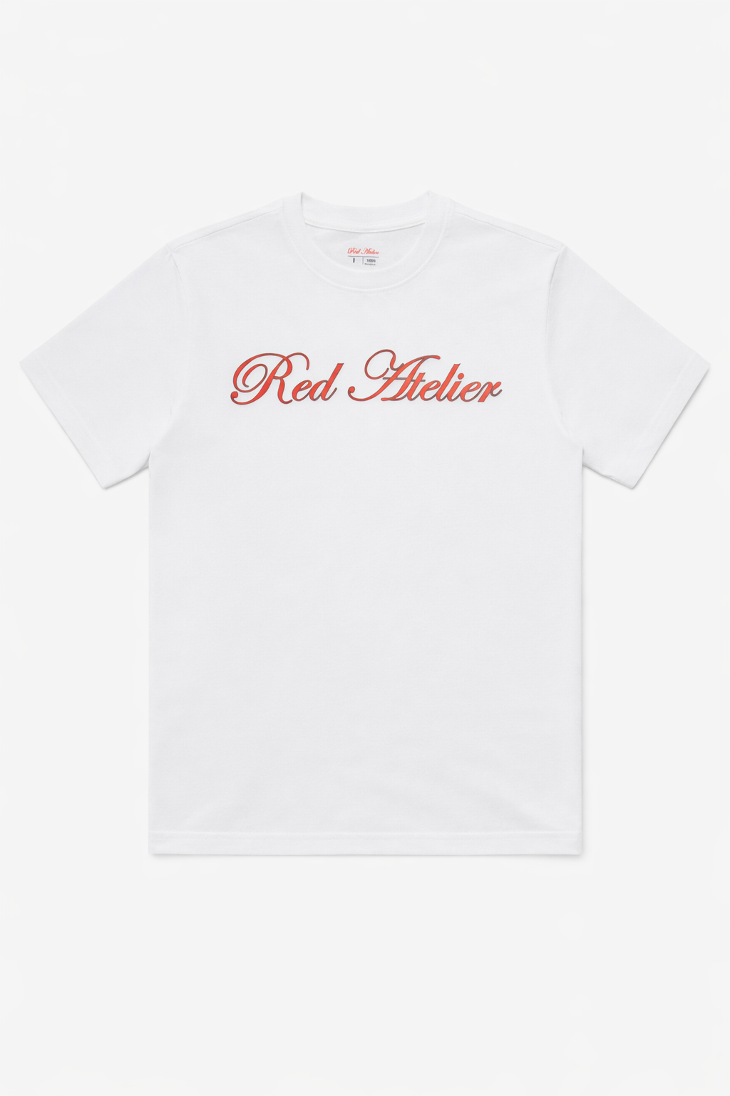Red Atelier White Logo T-Shirt