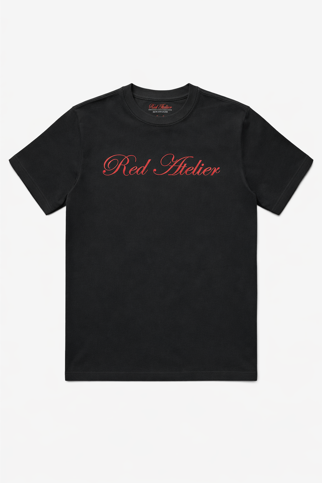 Red Atelier Black Logo T-Shirt
